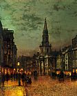 John Atkinson Grimshaw Famous Paintings - Blackman Street London